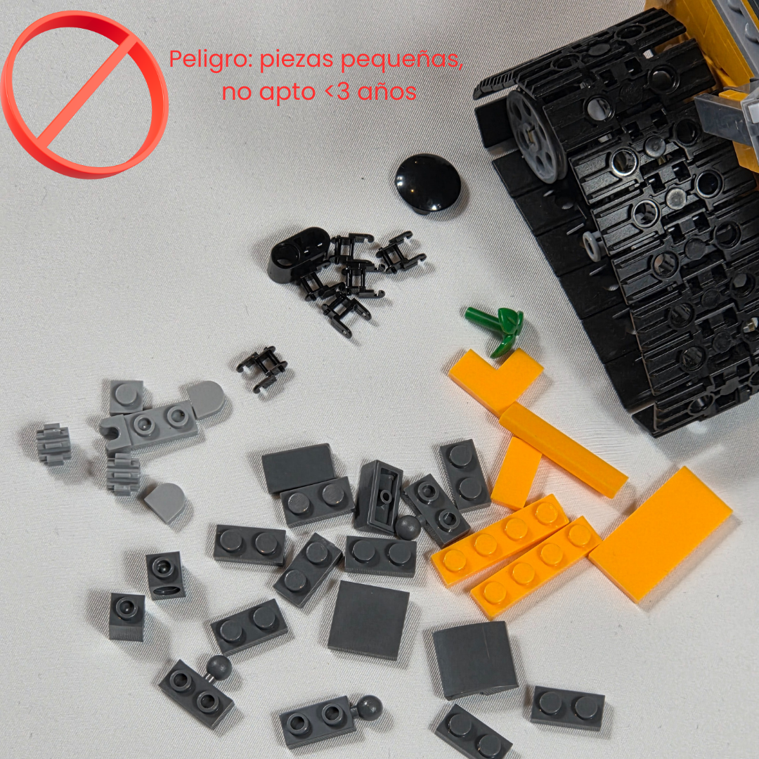 Robot de bloques para armar-Juego de 687 piezas DIY