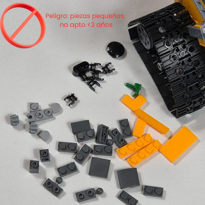 Robot de bloques para armar-Juego de 687 piezas DIY