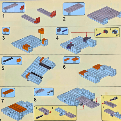Robot de bloques para armar-Juego de 687 piezas DIY