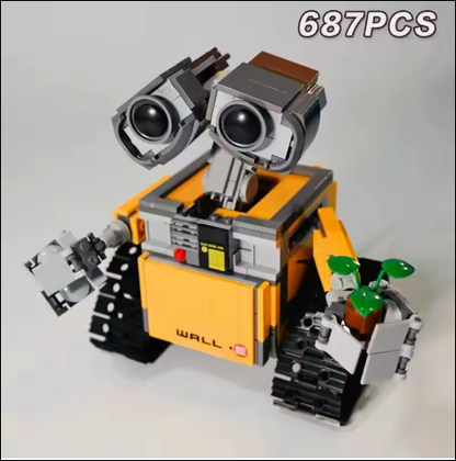 Robot de bloques para armar-Juego de 687 piezas DIY